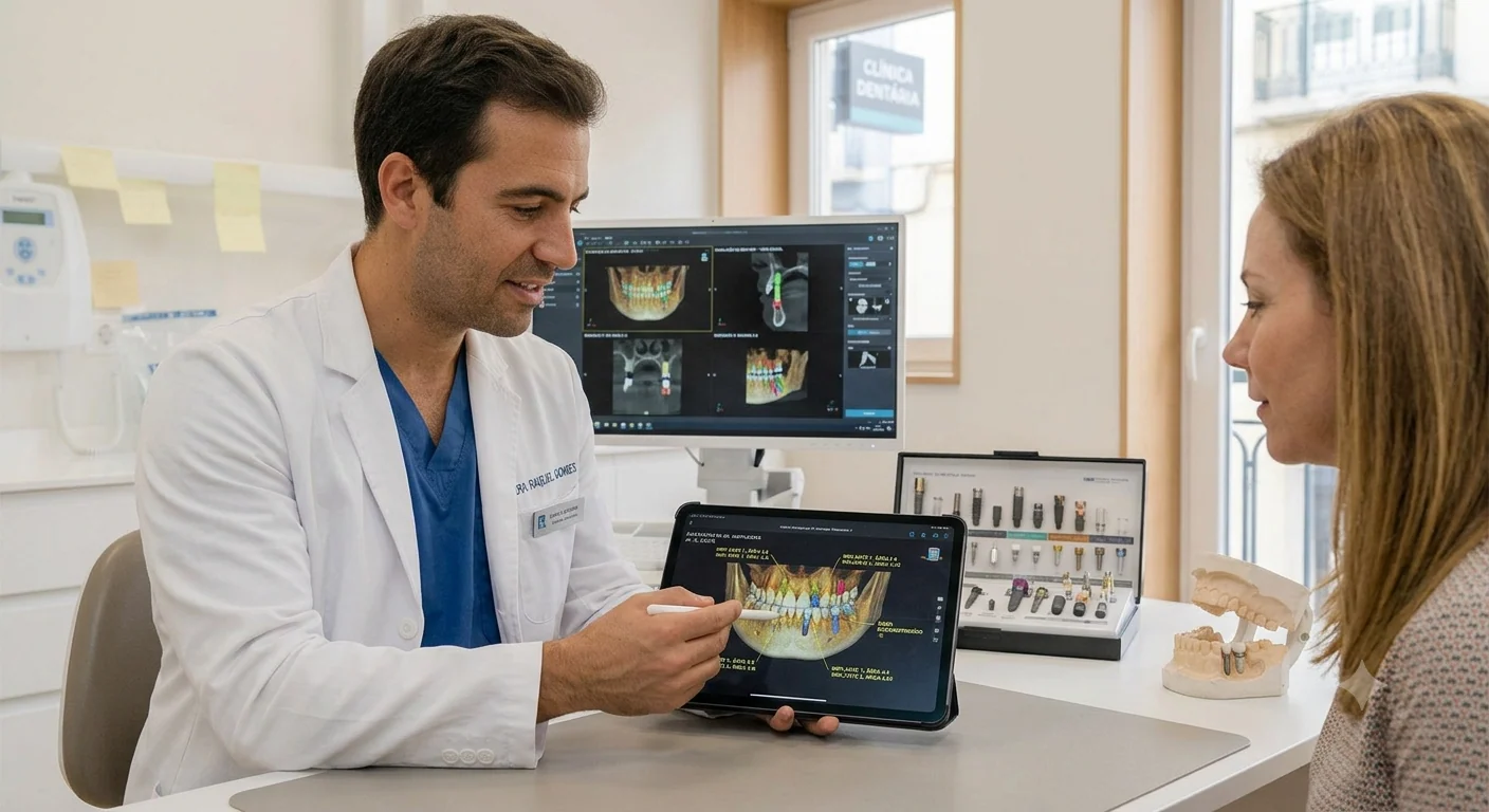 Turismo dentário em Portugal — consulta de implantologia na Porto Smile Clínica Dentária em Matosinhos